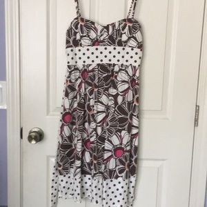 Floral/Polka Dot Sun Dress